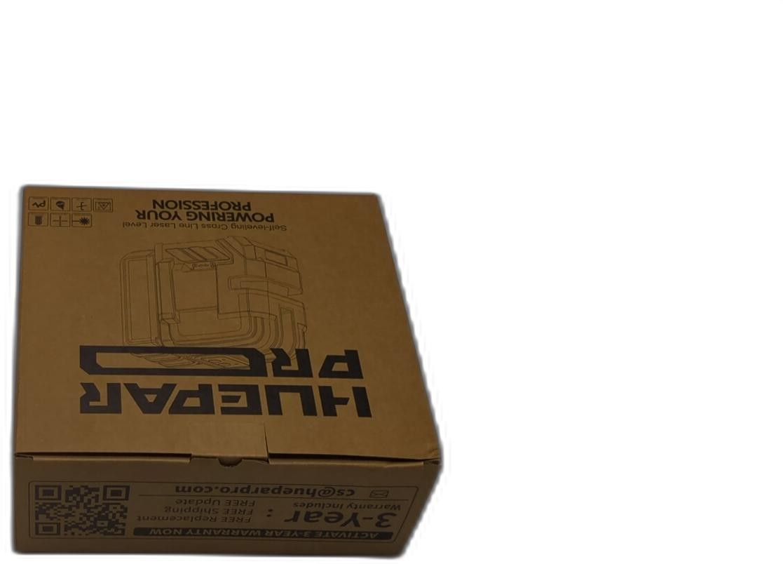 Huepar Pro Laser Level Rechargeable, Self Leveling Green Cross Line Laser Level