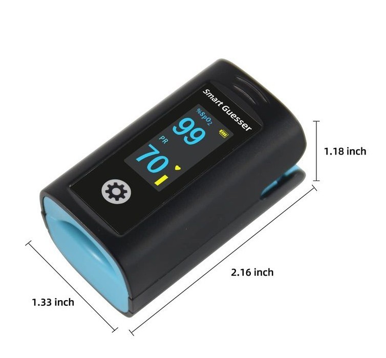 LOT Oximeter Pulse Fingertip SpO2 Heart Rate Blood Oxygen Saturation Monitor APP