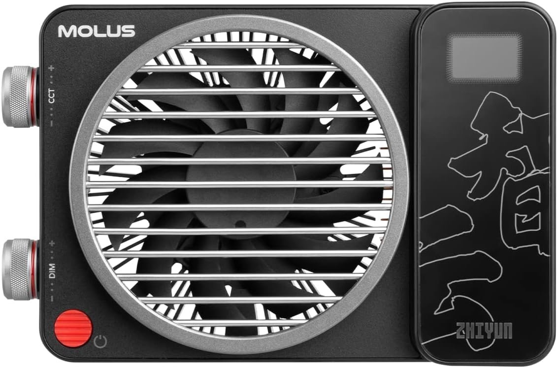 MOLUS X100 PRO 100w COB LED Video Light, 2700K-6500K Bi-Color Camera Light with