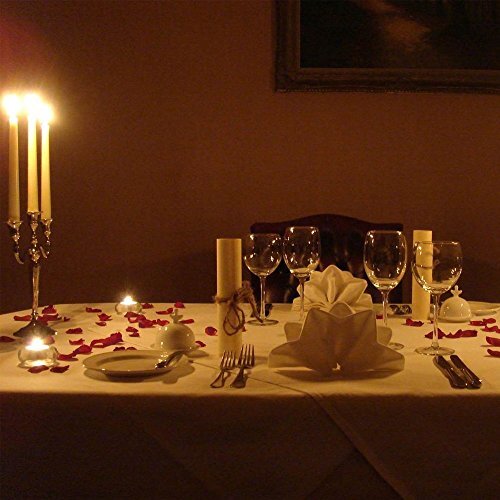 3000PCS Petalos De Rosa Rojo PÃ©talos de seda de flores artificiales Rojo oscuro