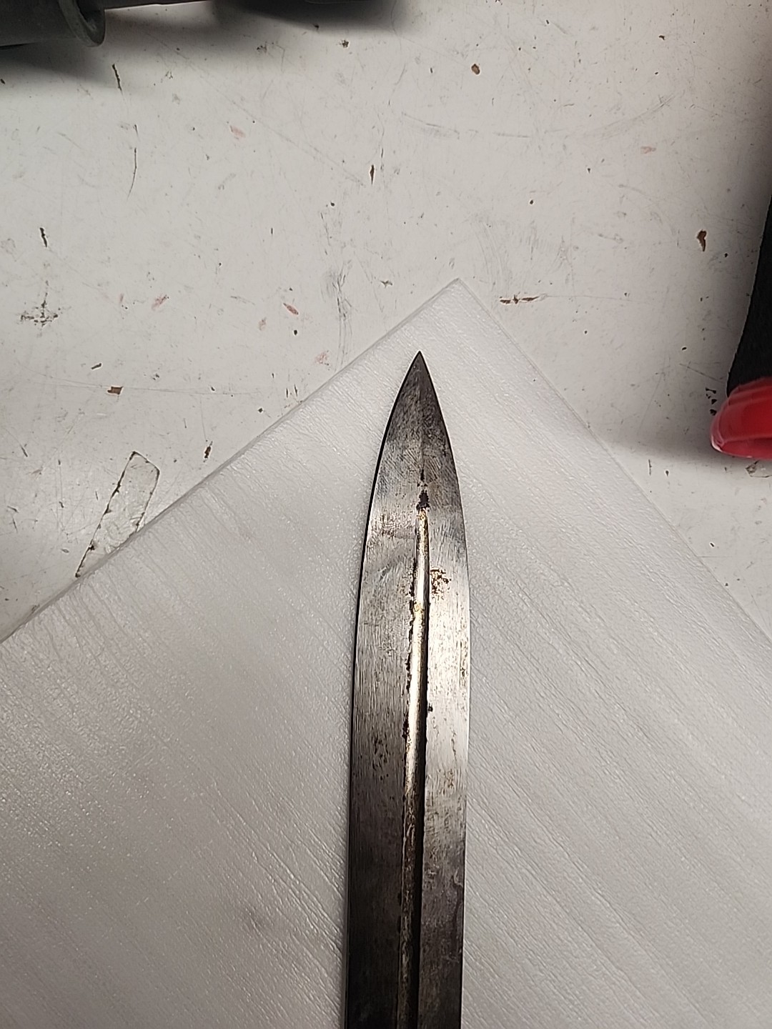 Vintage M/1896 Swedish Steel Mauser Bayonet Blade Only EJ AB Anchor Crown