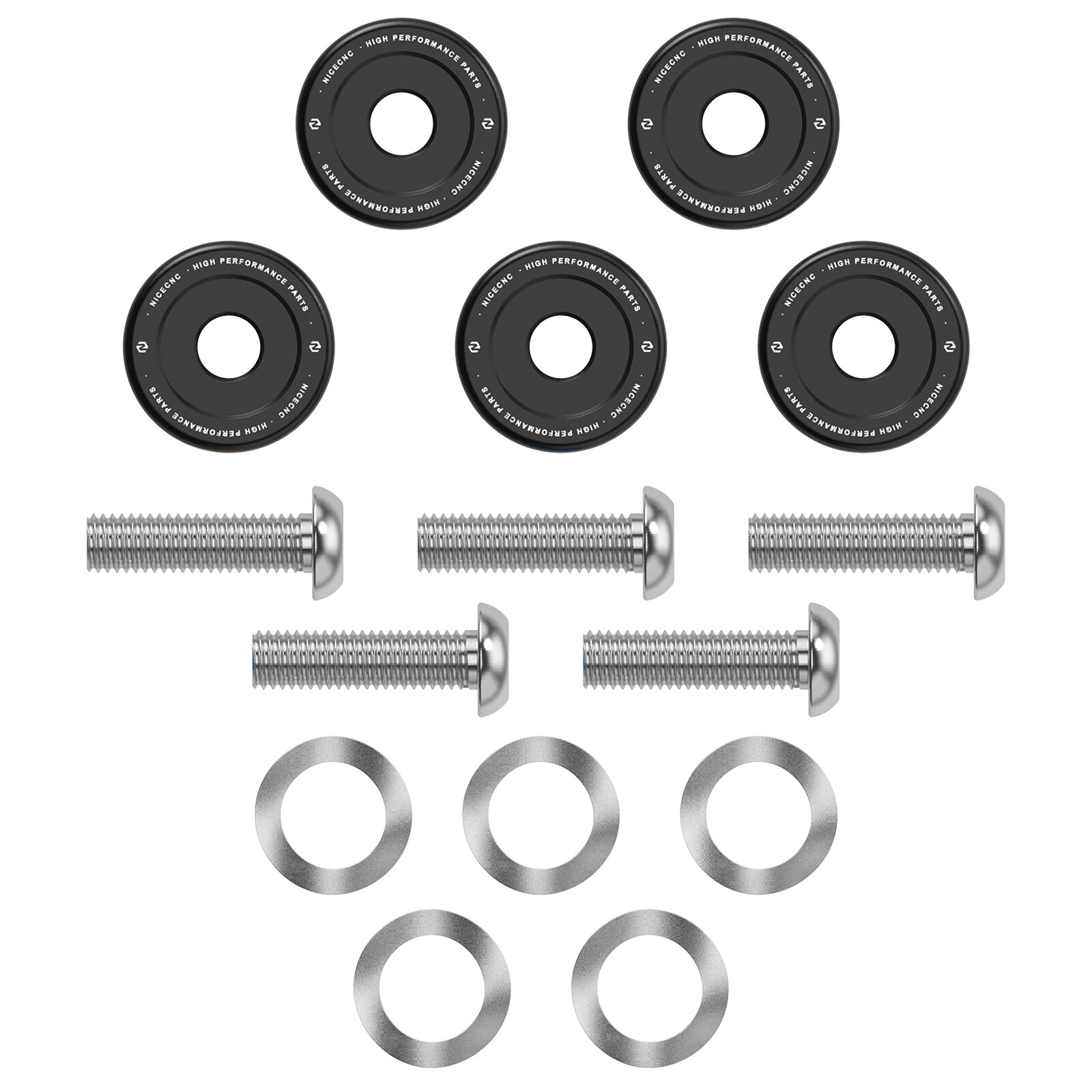 Front Brake Rotor Disc Hardware M8 Bolts Kit for Harley Street Glide FLHX 09-22