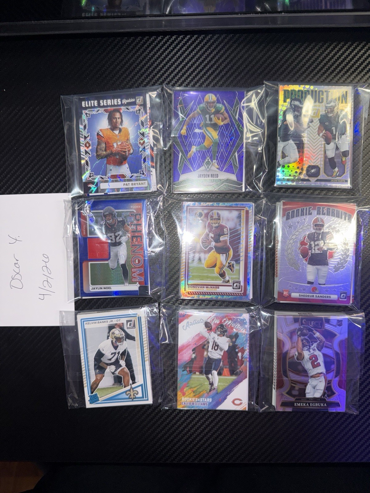 NFL Team Card Lots