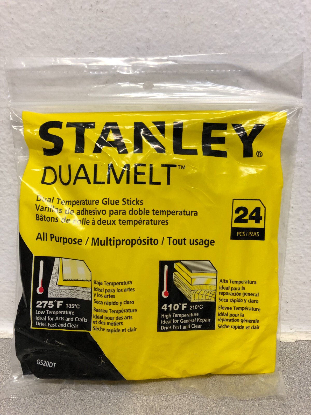 Stanley GS20DT 0.5 in. D X 4 in. L Glue Sticks Clear 24 pk