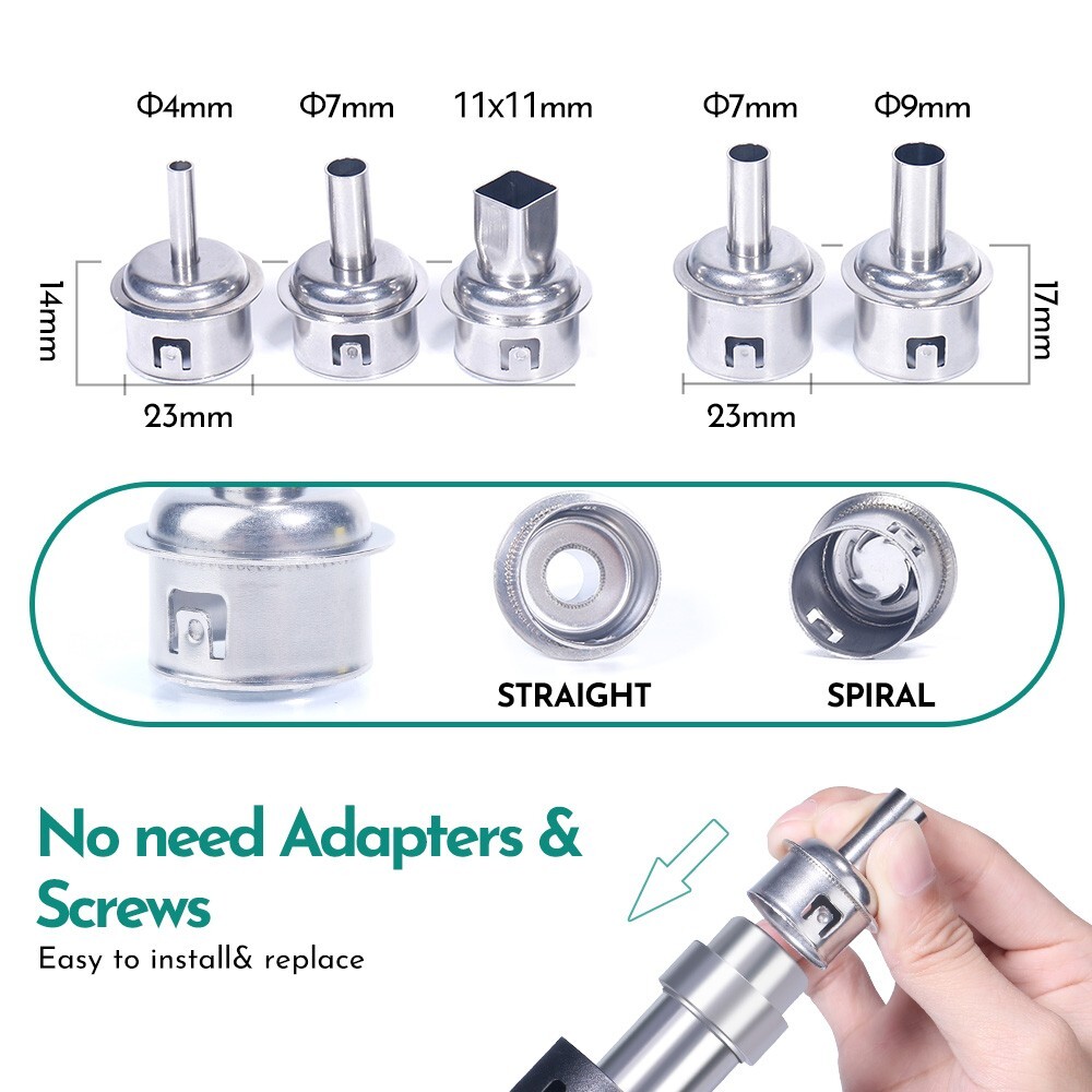 YIHUA 992D-III Precision Rework Station 1220W Hot Air Gun Microscope Soldering