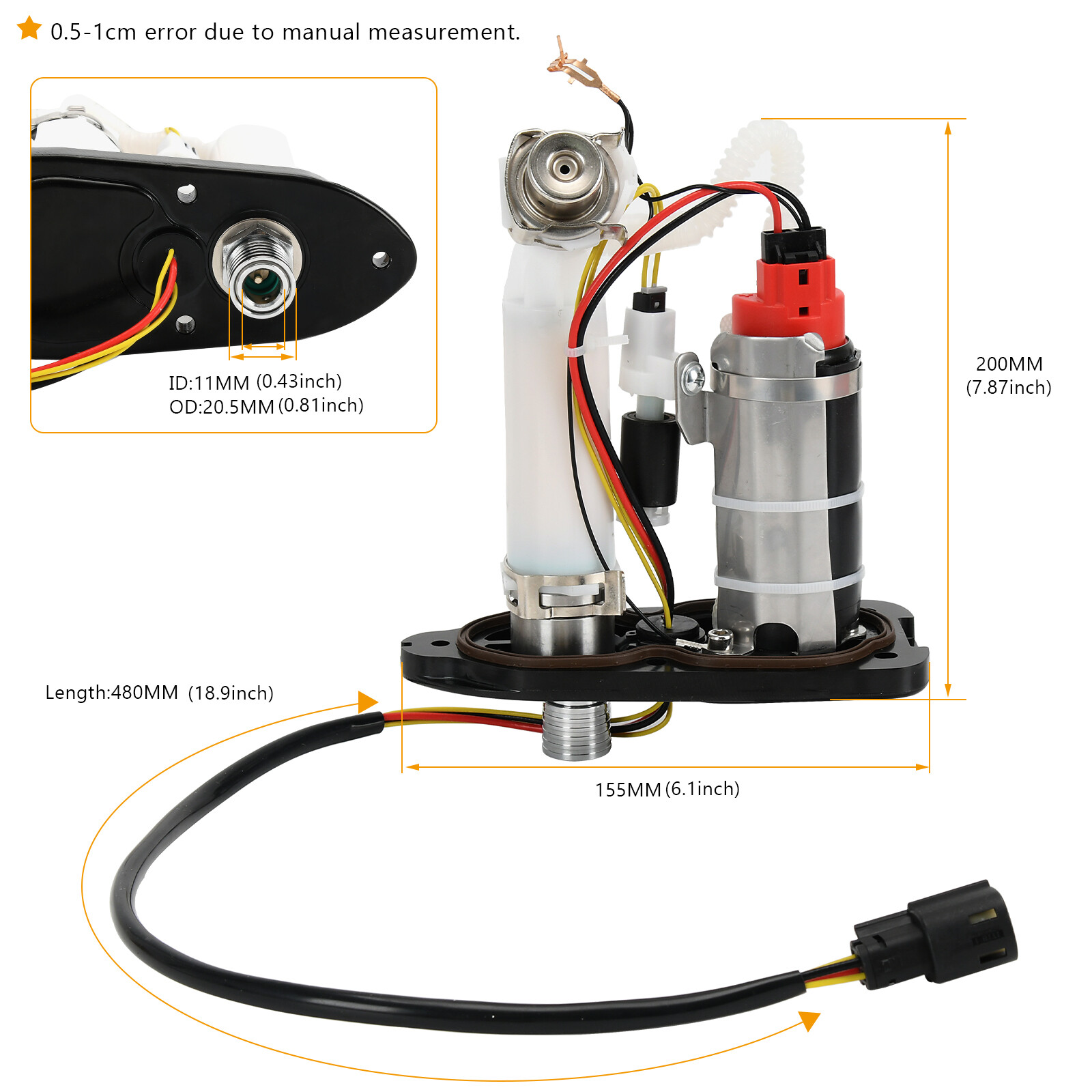 New Fuel Pump Module Assembly 07-19 Harley-Davidson Sportster XL1200 75268-07B