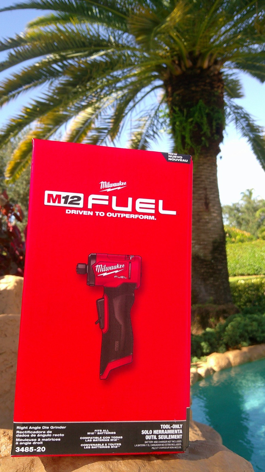 Milwaukee 3485-20 1/4" Angle Die Grinder M12 FUEL 12 Volt