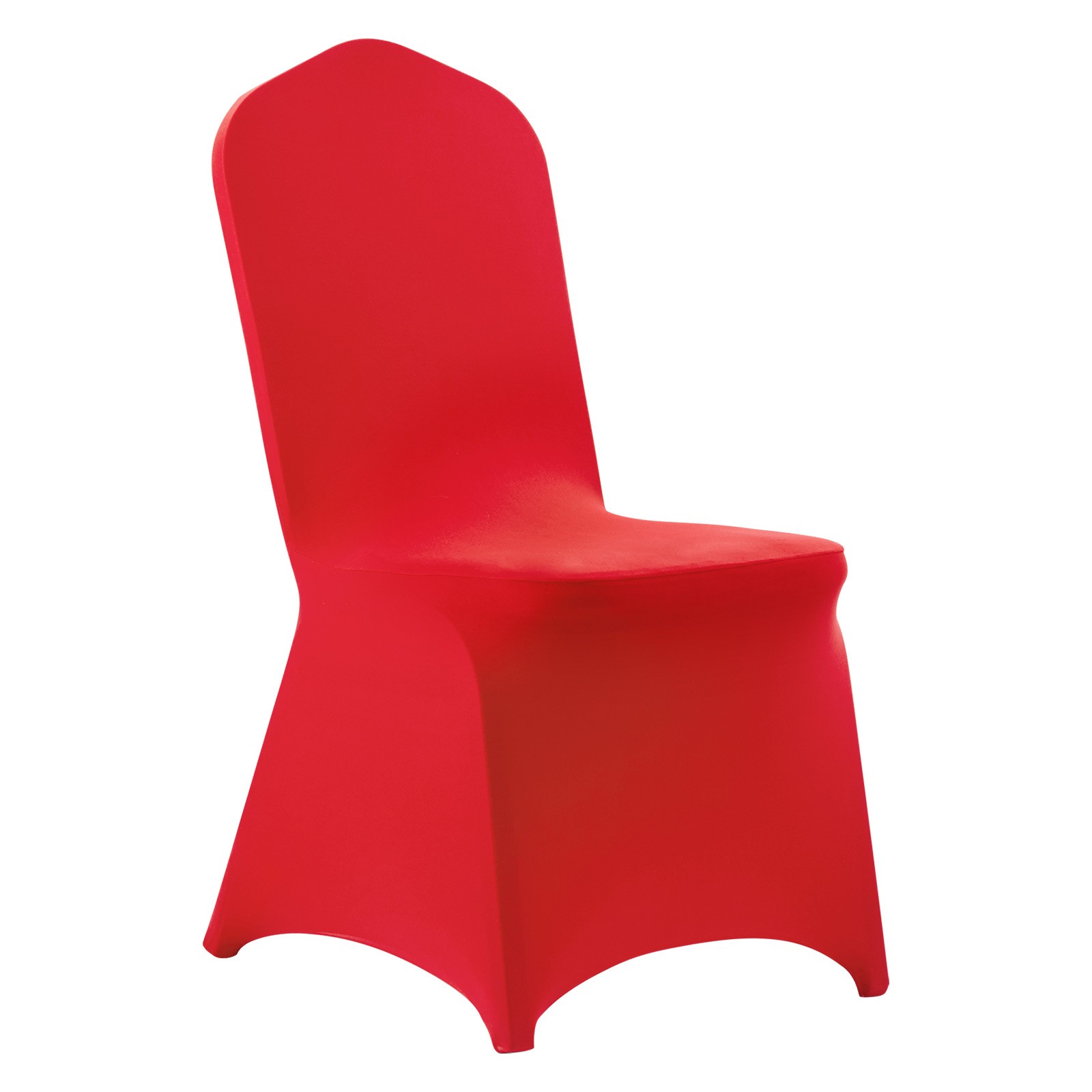 Uimoso 50PCS Red Spandex Chair Covers for Weddings, Parties, and Dining Events