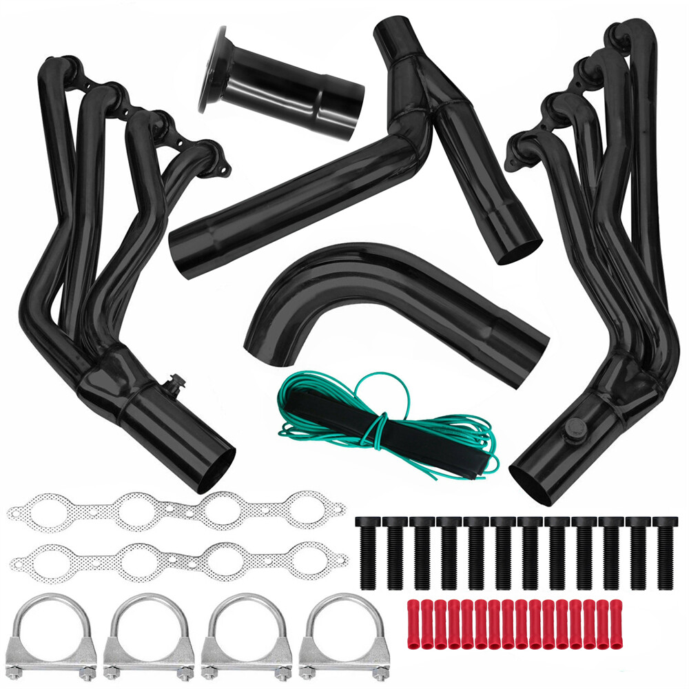 Long Tube Headers For 99-06 Chevy GMC Sierra Silverado 4.8/5.3/6.0L W/ Y Pipe