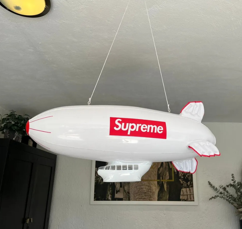 New Supreme FW17 Inflatable Blimp Red White Big Box Logo Display Collectible