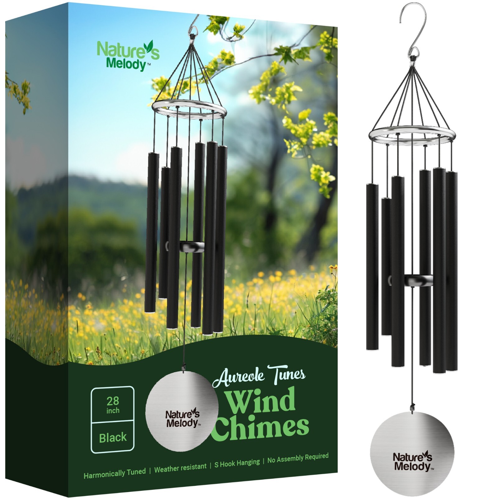 Nature's Melody Aureole Tuned Wind Chimes