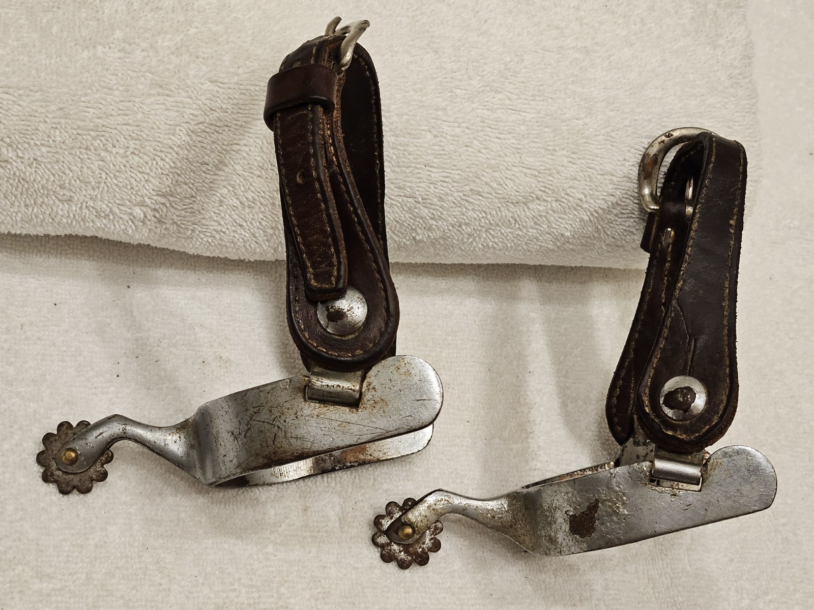 Vintage EF Blanchard Style Spurs Cowboy Western