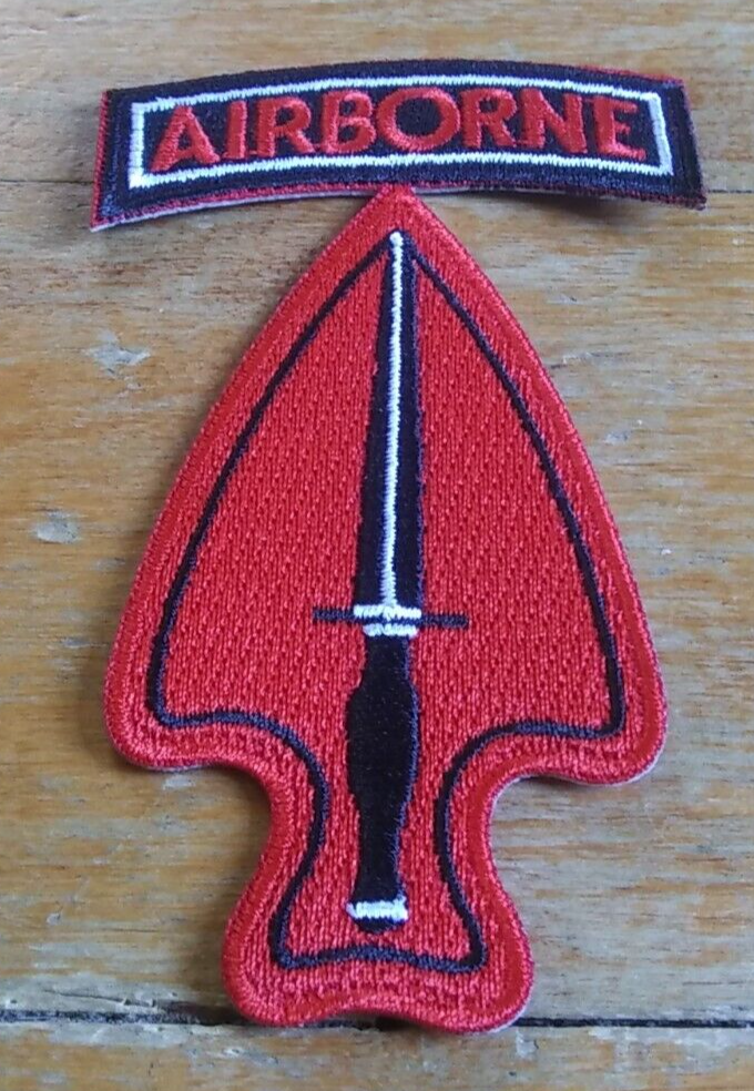 US ARMY ~ Special Operations Command SSI ~ AIRBORNE ~ Military PATCH