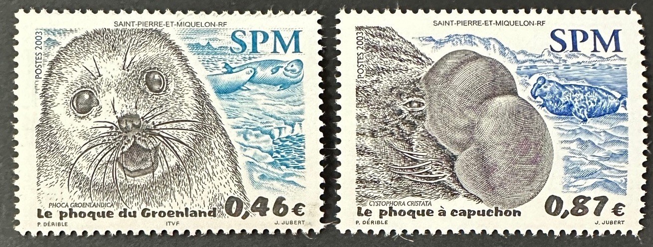 ST. PIERRE  748 - 749  Beautiful Mint NEVER Hinged Set