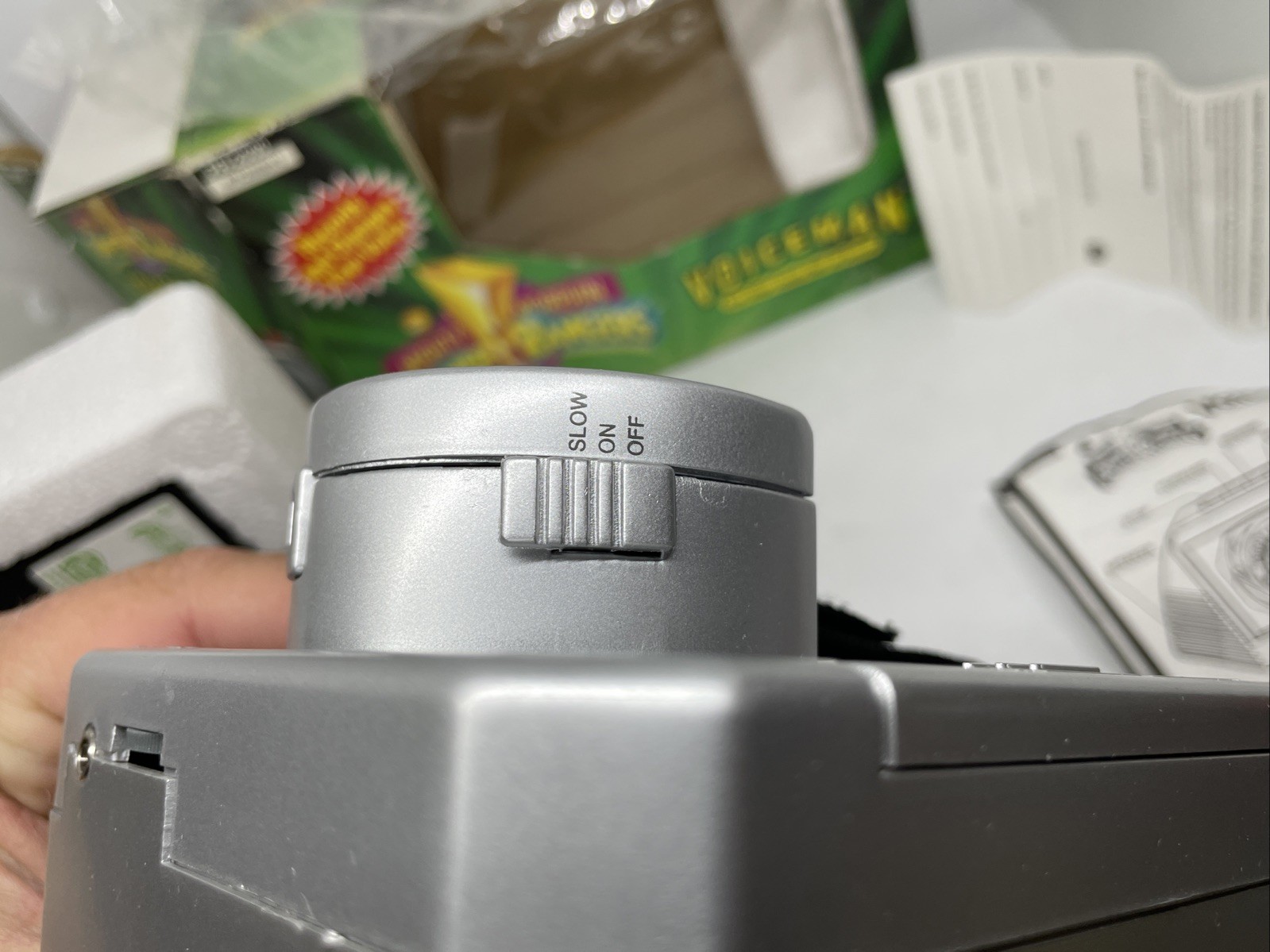 Power Rangers Voiceman Voice Changer Cassette Player/Recorder NM Complete W/tape