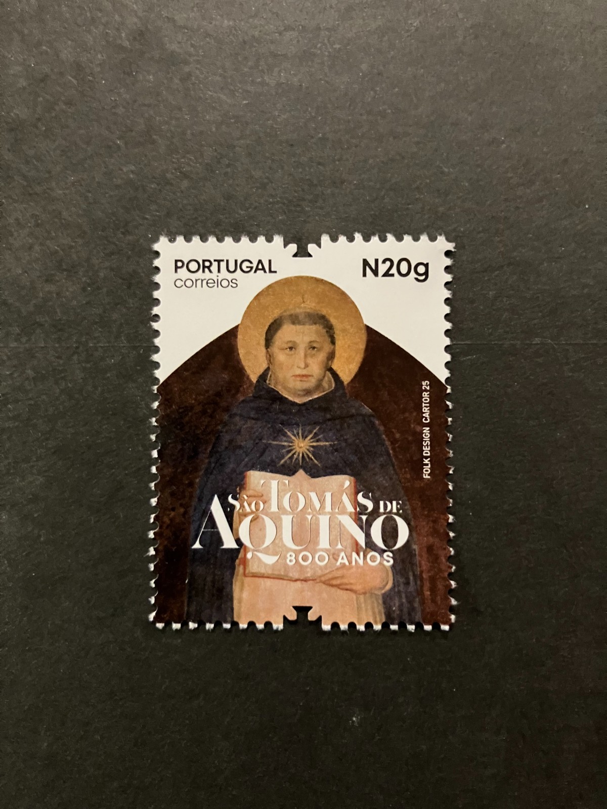 Portugal 2025 - 800 Years São Tomás de Aquino Birth set MNH