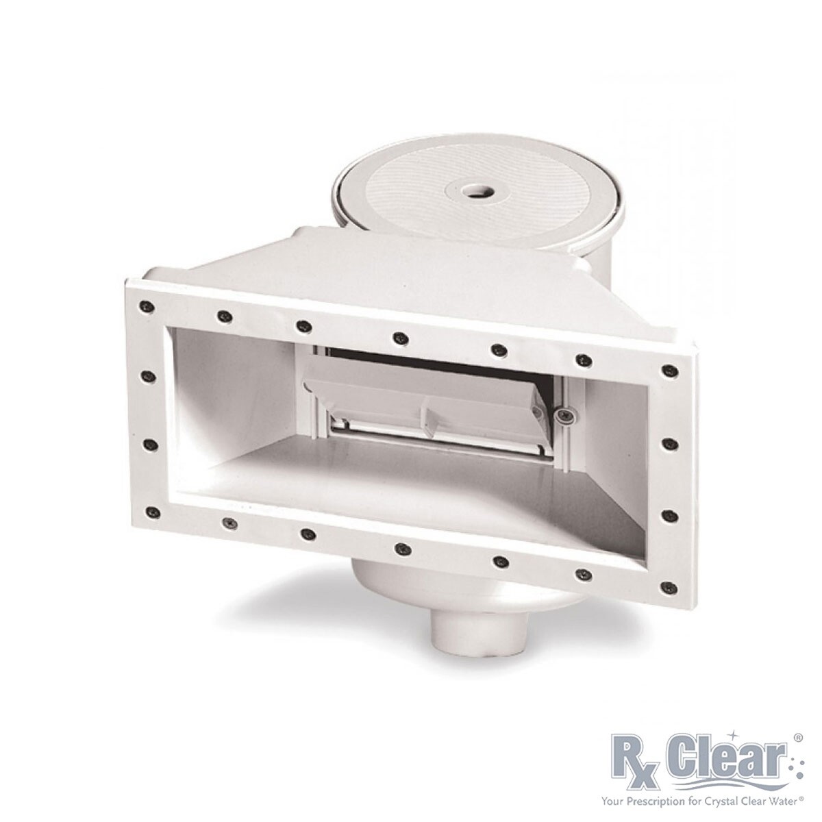 Rx Clear WideMouth Thru-Wall Skimmer for Above Ground Swimming Pools