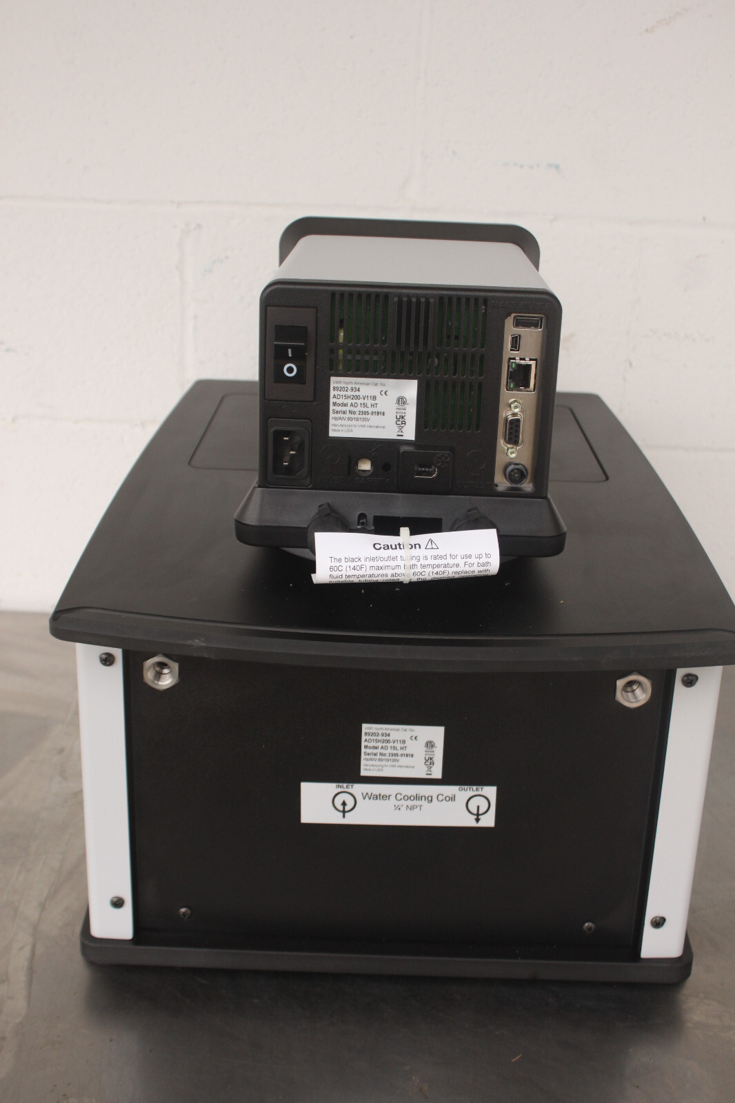 NEW VWR 89202-934 AD15H200-V11B AD 15L HT Heated Circulating Water Bath