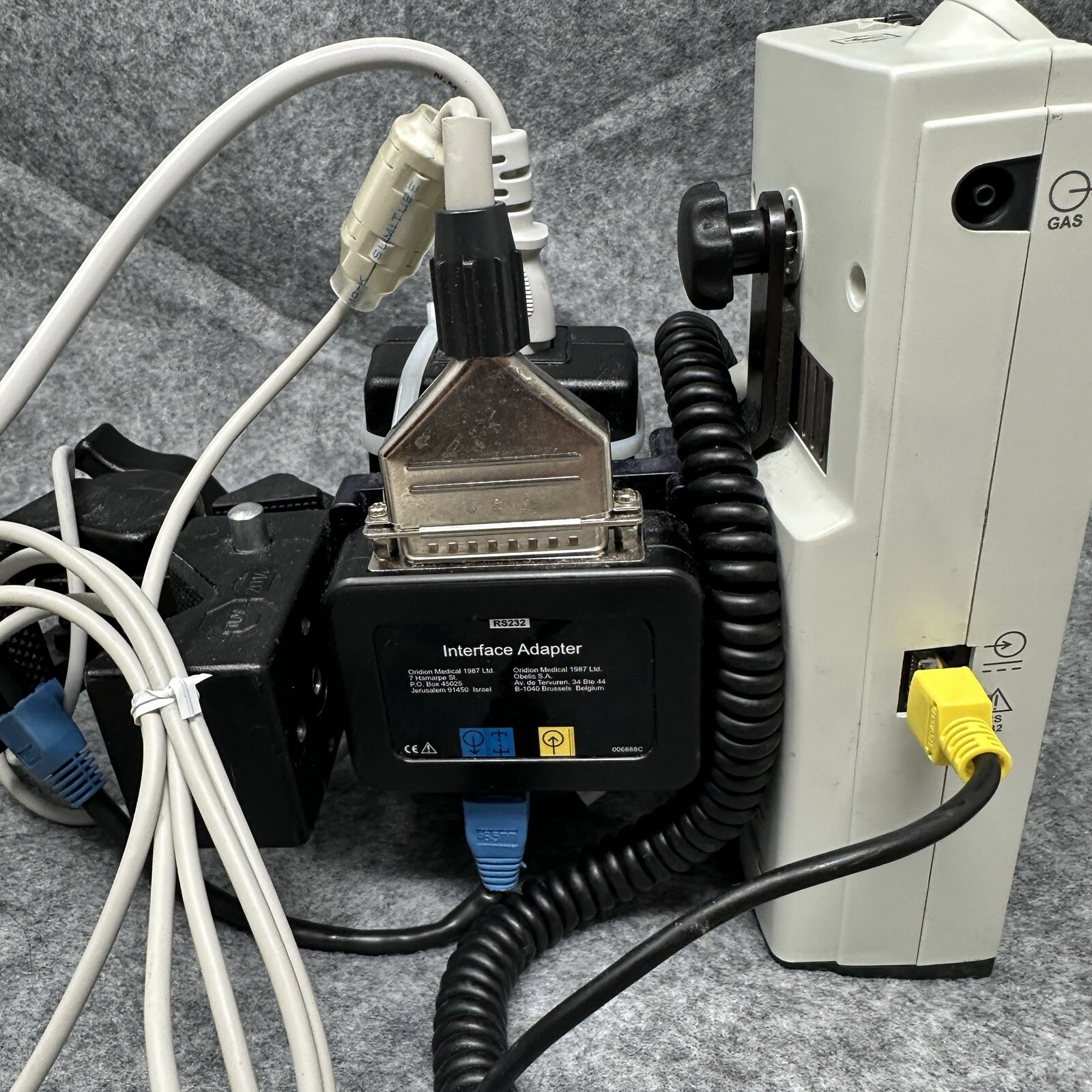 Microstream ETCO2 Capnograph Oridion Microcap Monitor With Mount With Adapter