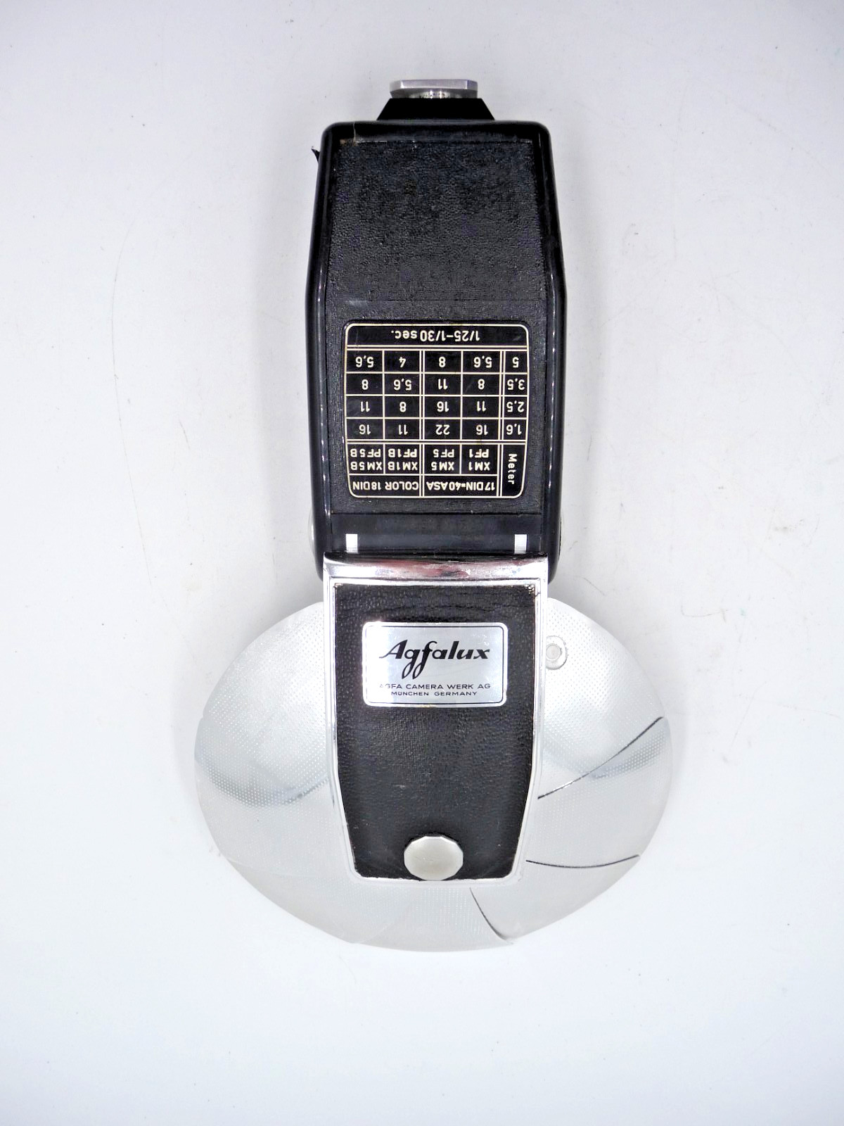 Gevaert Gevabox Art Deco box camera with Agfalux flash