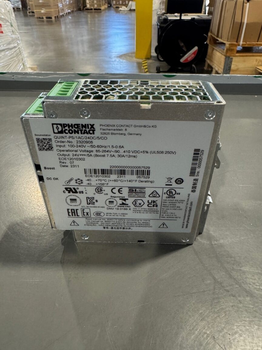 Phoenix Contact 2320908 QUINT-PS/1AC/24DC/ 5/CO (Power Supply)