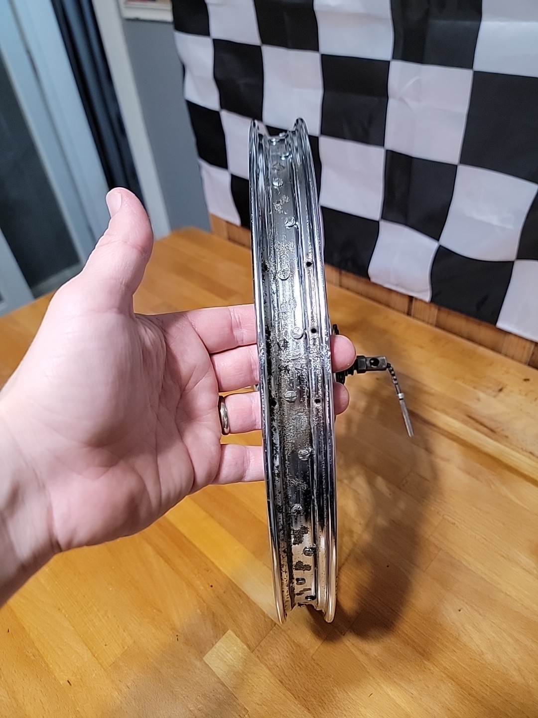 Vintage Original Raleigh Chopper Mk1 Rear 3 Speed Wheel