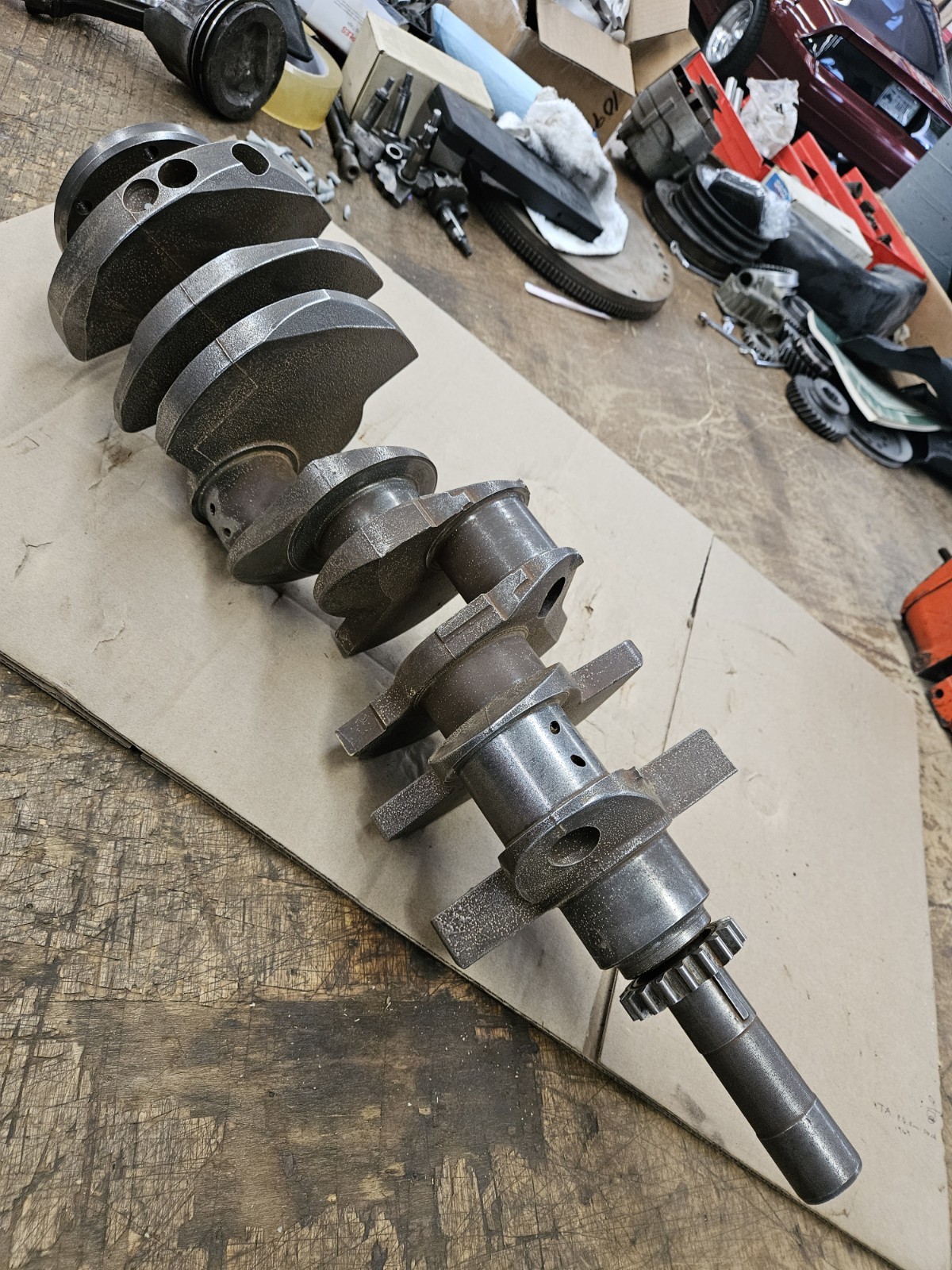 1969 1970 OEM Ford 428 CJ 1UB Cobra Jet Crankshaft 1UB Crank, STANDARD MAIN/ROD