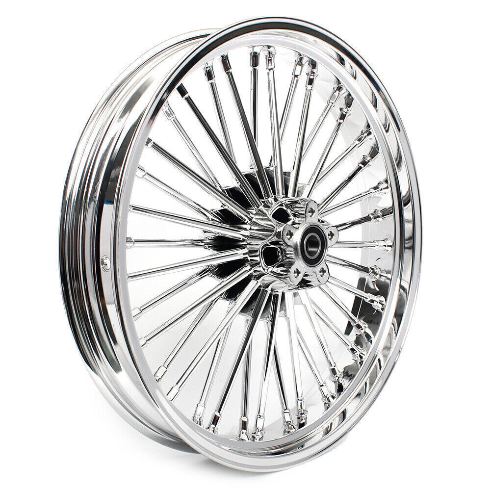21x3.5 Fat Spoke Front Wheel for Harley Touring Electra Road Glide FLT FLH 00-07