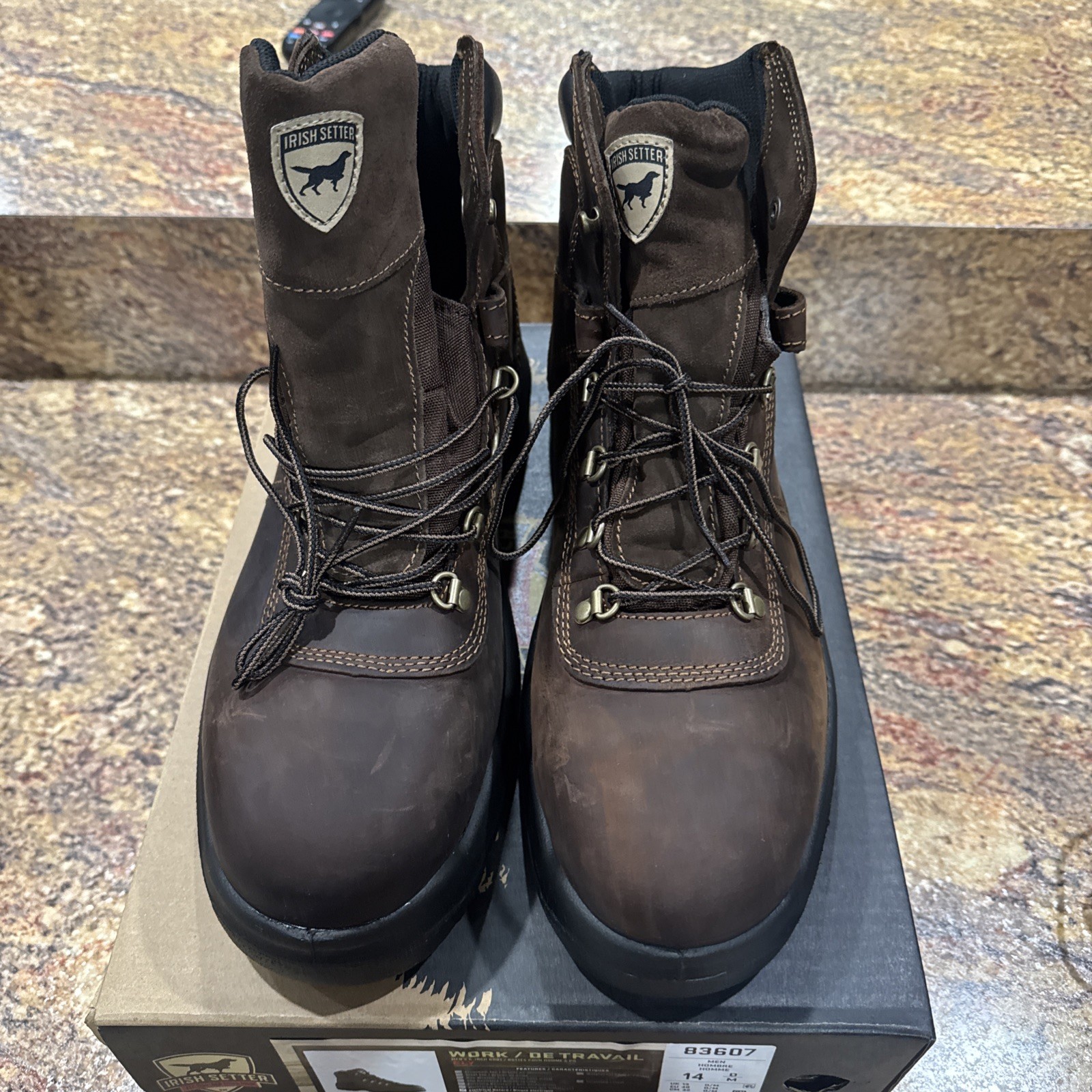 Irish Setter Ely 83607 Electrical Hazard Work Boots Brown  14 D/M