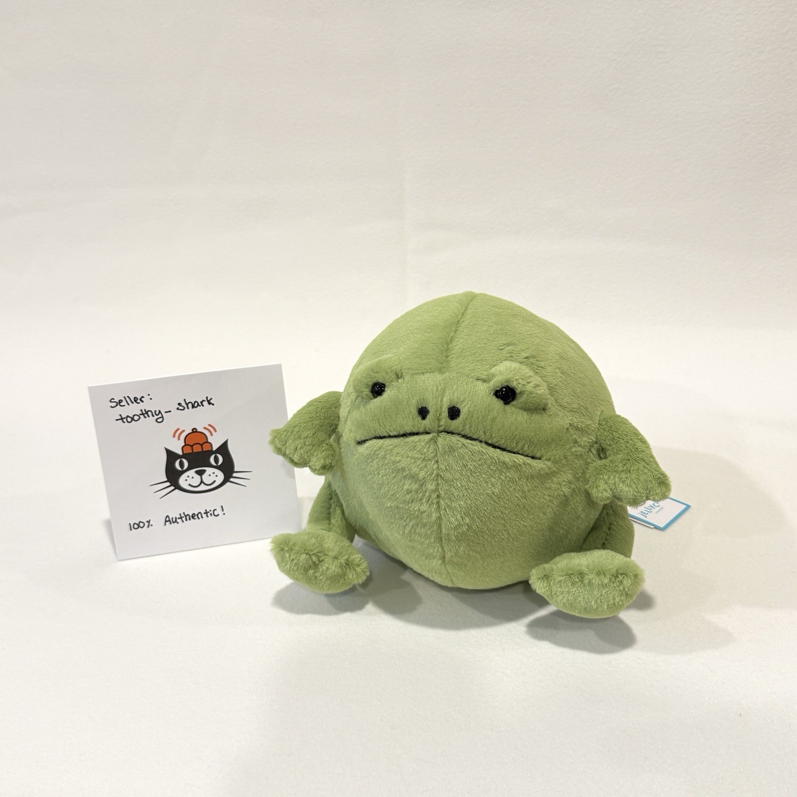 Jellycat Medium Ricky Rain Frog BNWT - 100% Authentic - Fast Ship from US