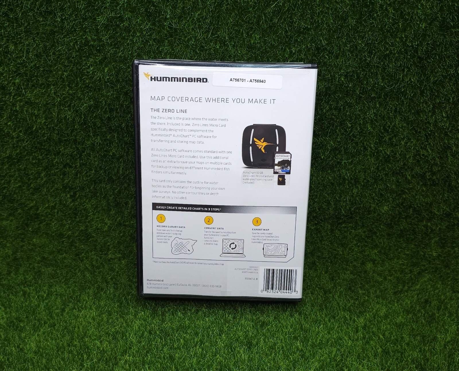 Humminbird AutoChart Zero Line SD Card "North America Map" v1.0 - 600033-1