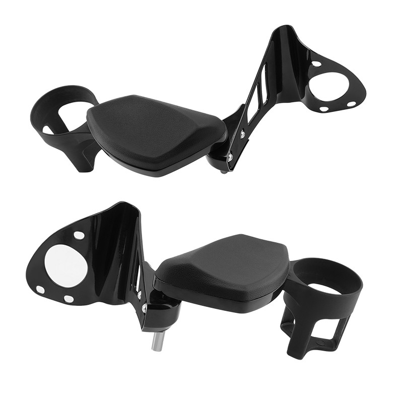 Rear Passenger Arm Rests W/Drink Holder For Harley Touring FLHTCUTG 2014-2023