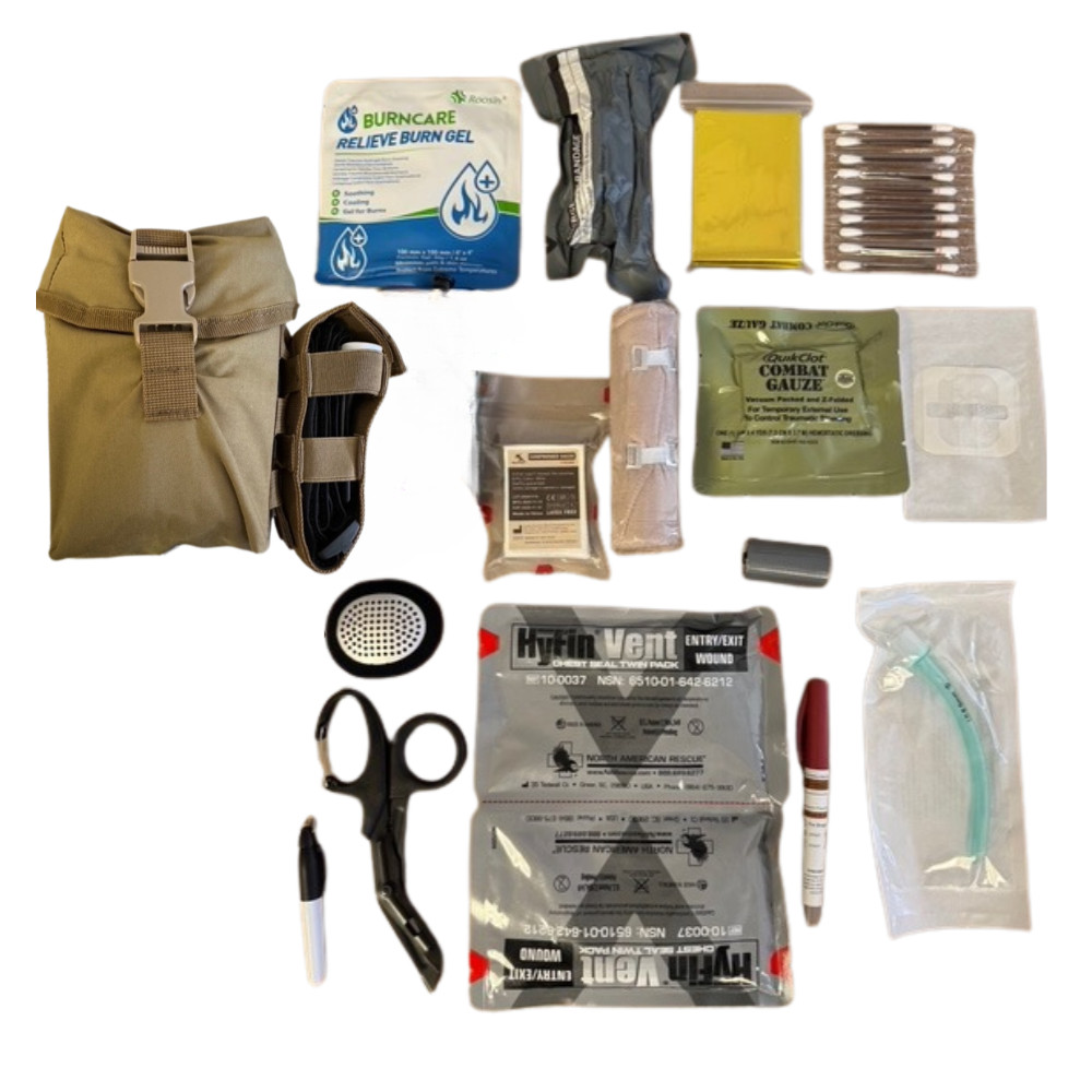 USGI Style Extra Large Fully Stocked IFAK Combat Medic Kit
