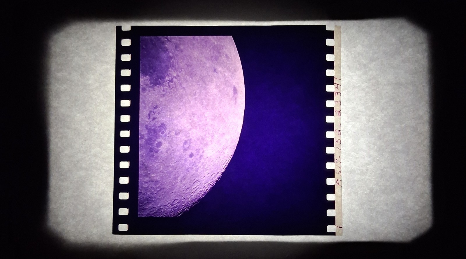 VINTAGE NASA APOLLO 17 70MM FILM CUTOUT AS17-152-23341