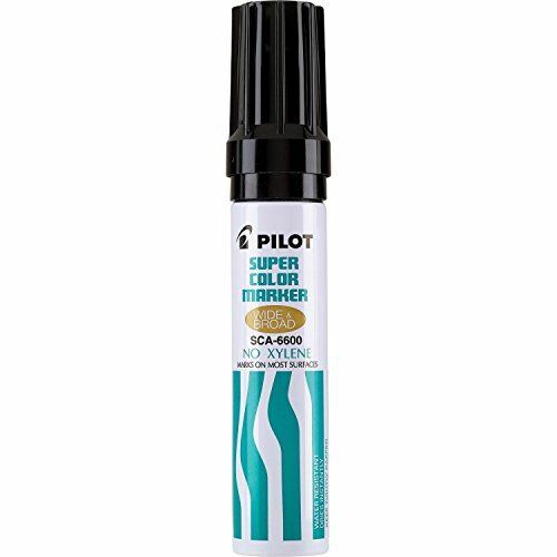 Pilot Jumbo Permanent Markers, Extra Wide Chisel Point, Xylene-Free, 4 Colors