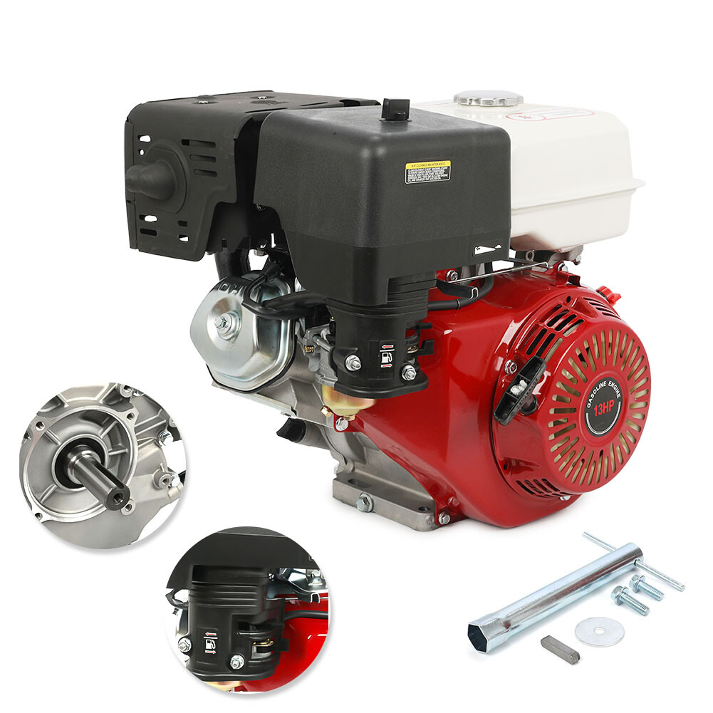 GX390 15HP Engine 1" Horizontal Shaft Recoil Start with Low Oil Shutdown New