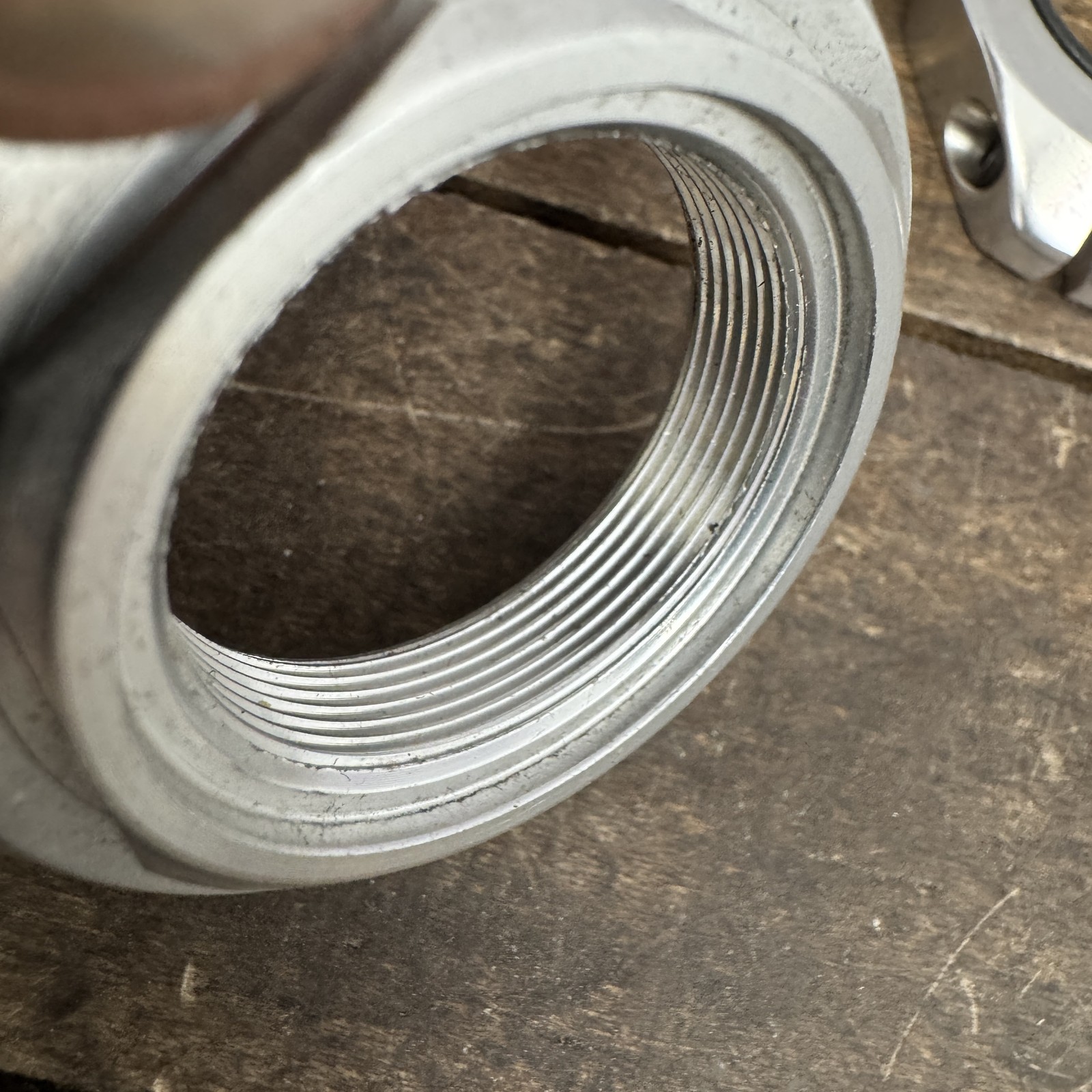 Odyssey Toro Pro 1 1/8 Threaded Headset 34mm 90s MTB Silver NOS Needle Bearings