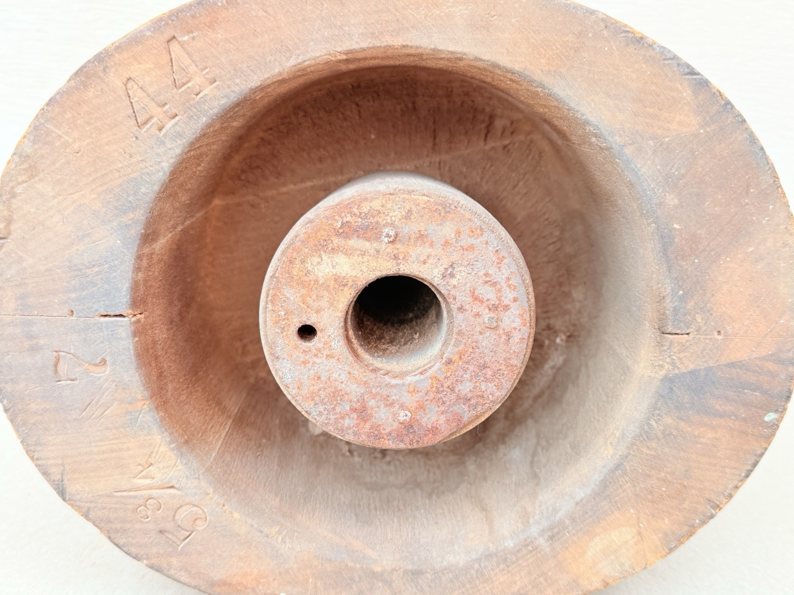 Antique Wooden Wood Hat Mold Millinery Hat Block Form