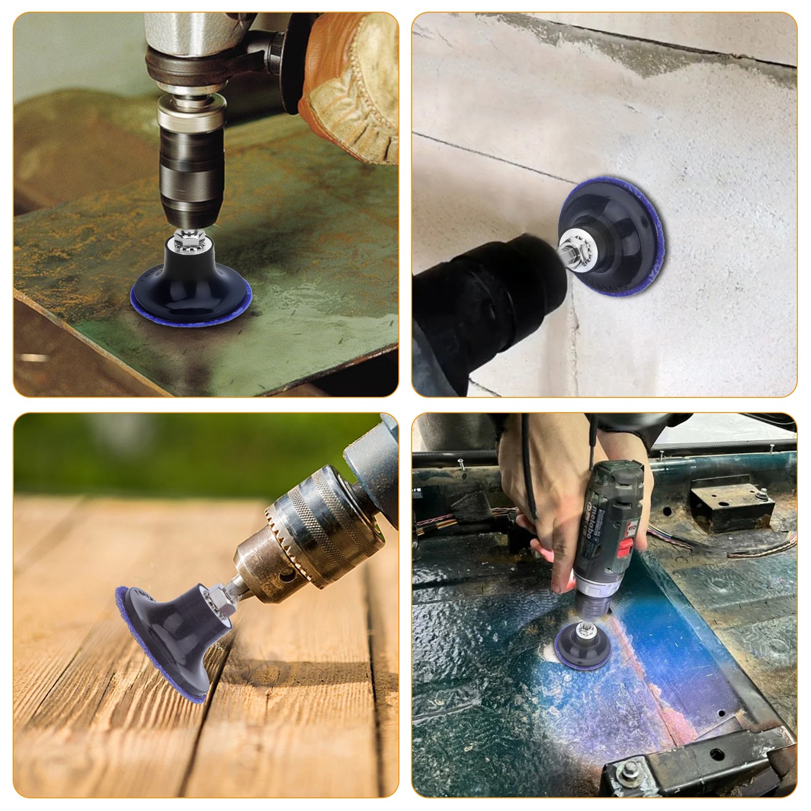 52PCS 2 inch 36 Grit Zirconia Roll Lock Die Grinder Quick Change Sanding Discs