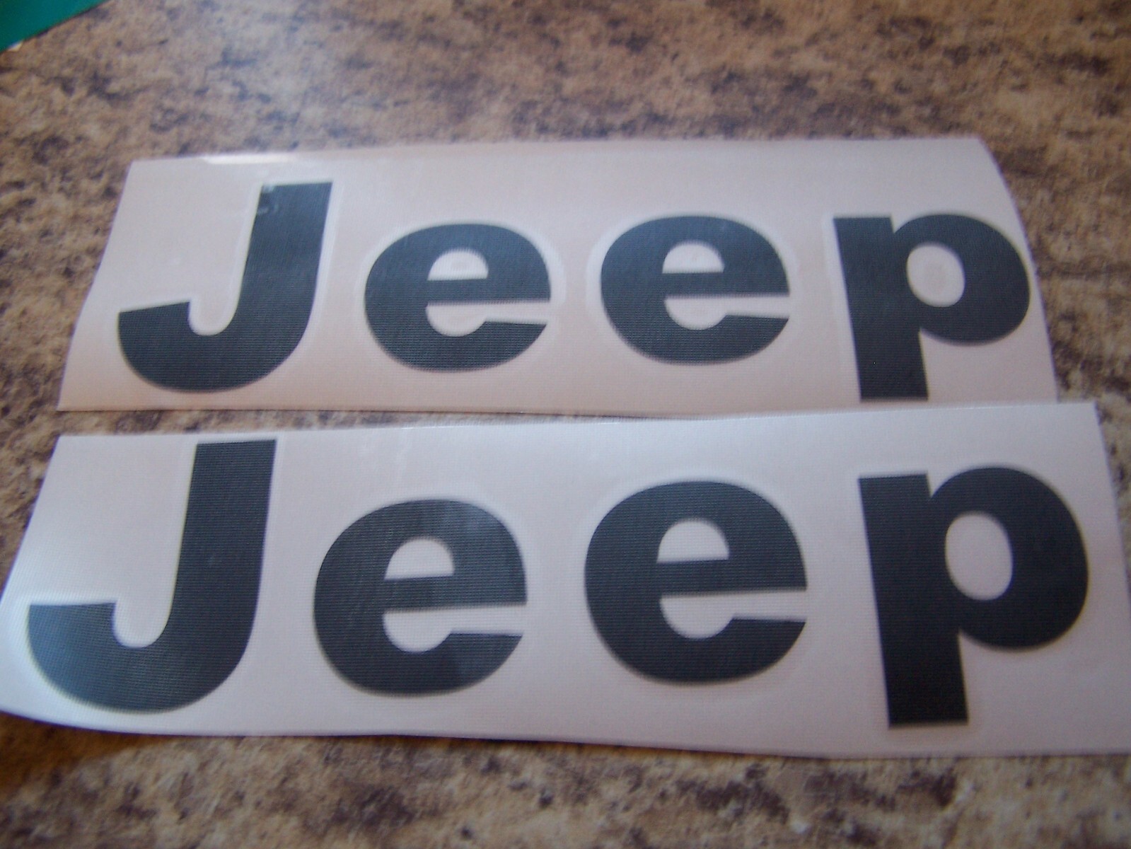 JEEP CJ FENDER VINYL DECAL SET CHOOSE COLOR YJ WRANGLER SCRAMBLER CJ5 CJ7 CJ8