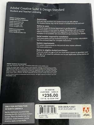 Adobe Creative Suite 6 Design Student And Teacher Windows Mac With Product Code