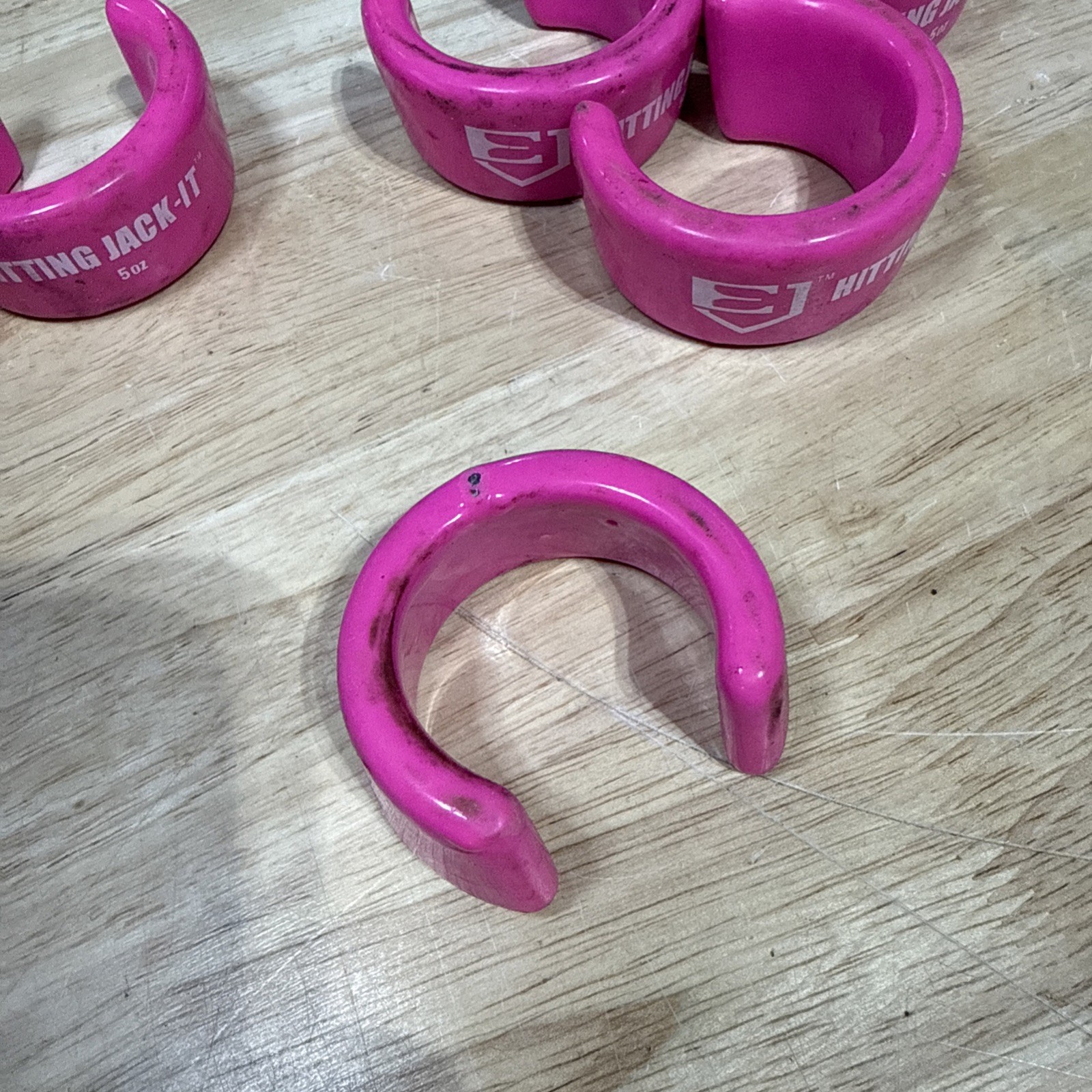 Lot of 5 - Hitting Jack-It Bat Weights 5 oz Each Pink
