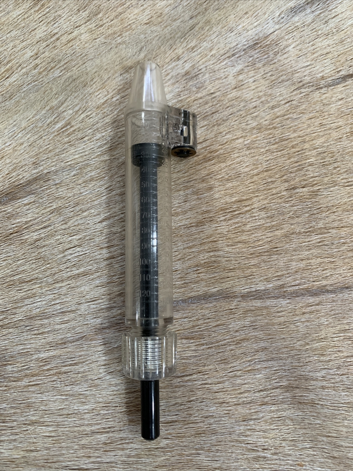 Clear Plastic Black Powder Measure