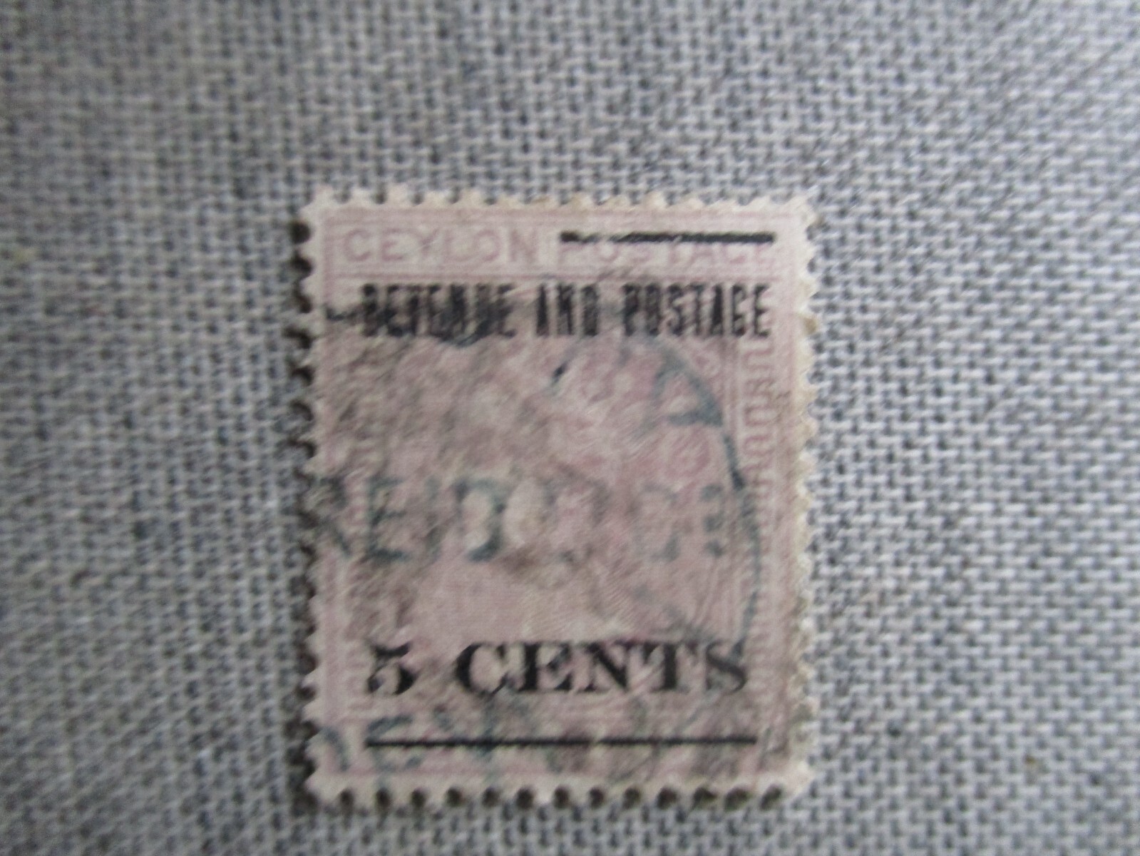 Ceylon, Scott#124, used