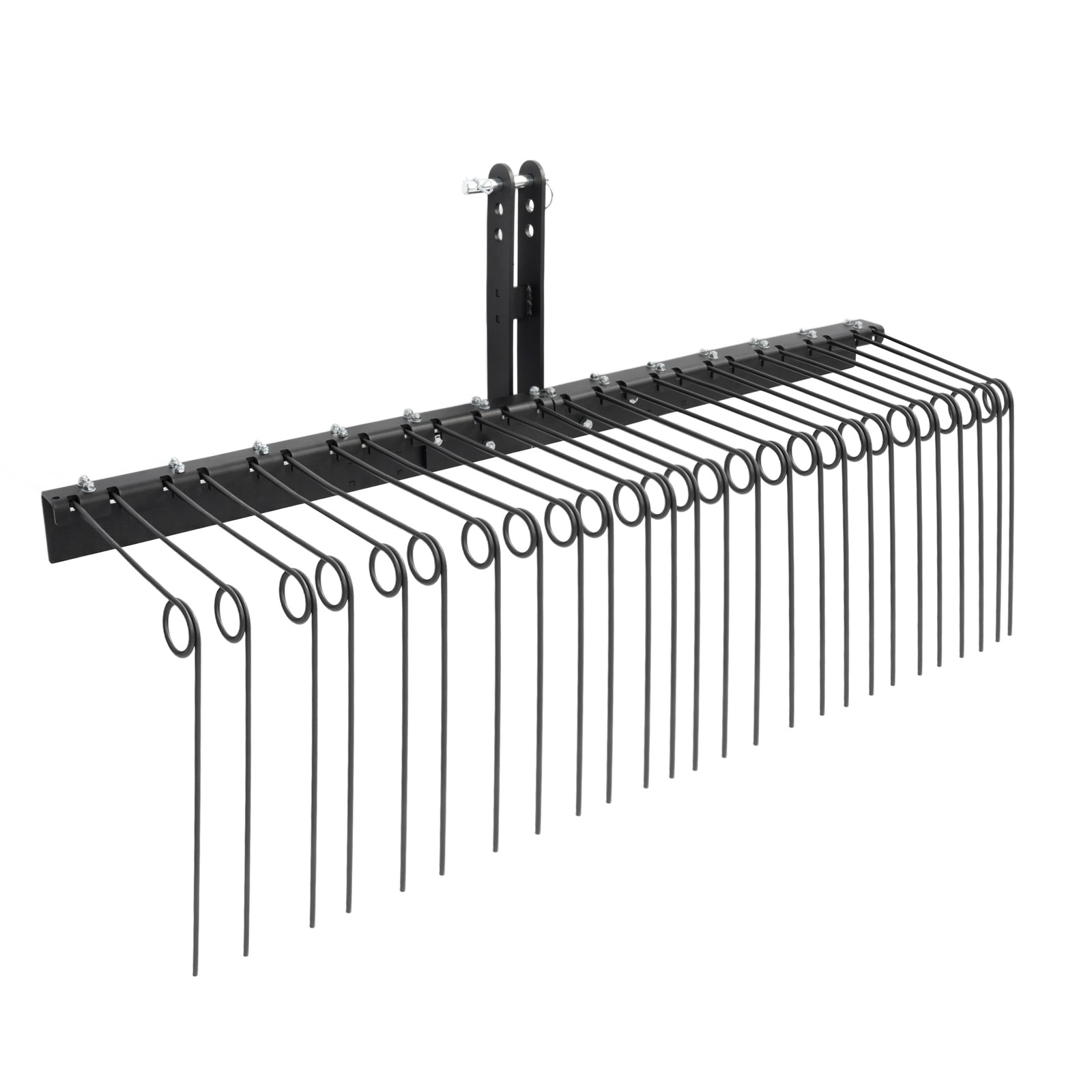 3 Point 60" Tow behind Landscape Rake Lawn Dethatcher Rakes For Cat 0&1 Tractor