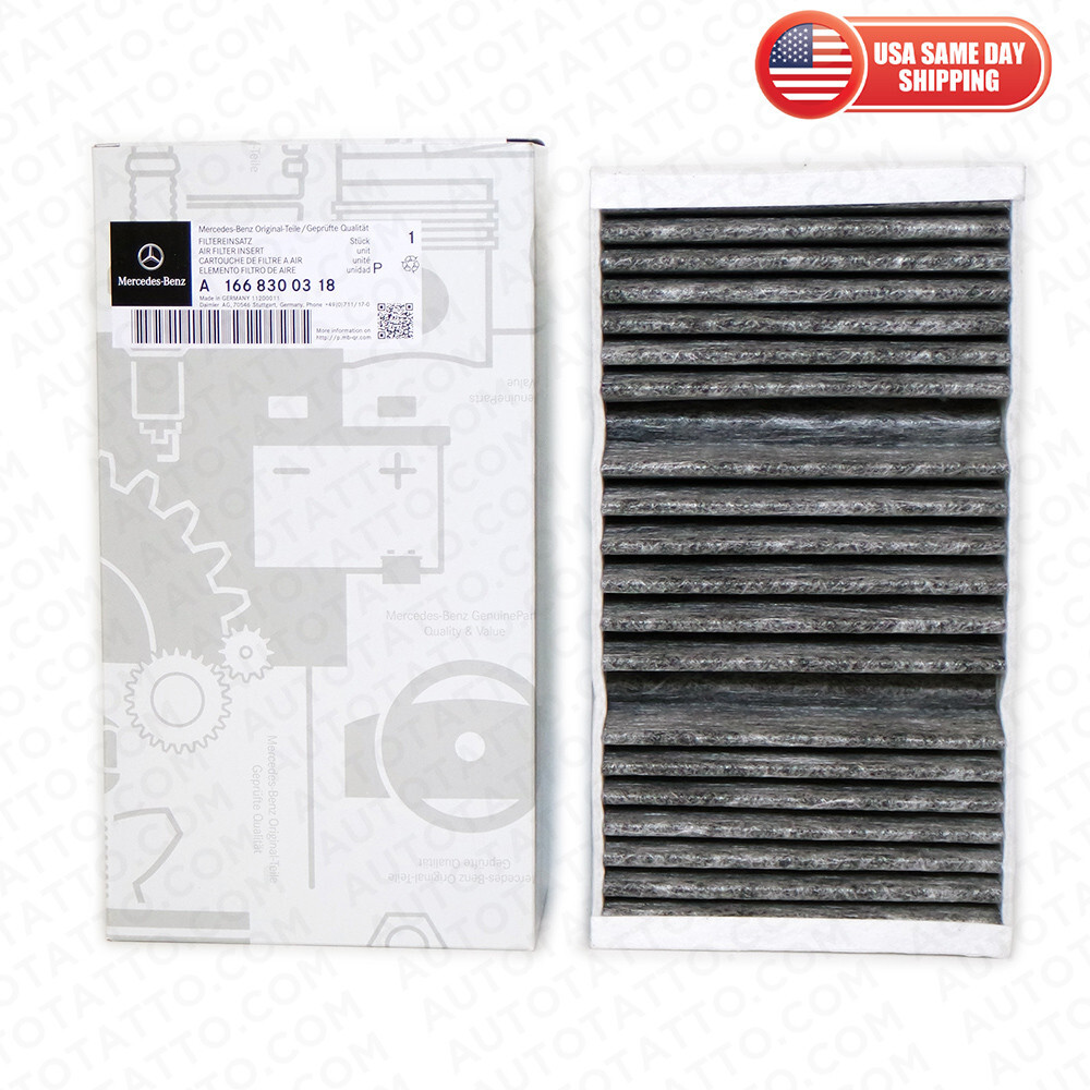 Mercedes-Benz GLS GLE GL ML Activated carbon Cabin Air Filter Kit OEM 1668300318