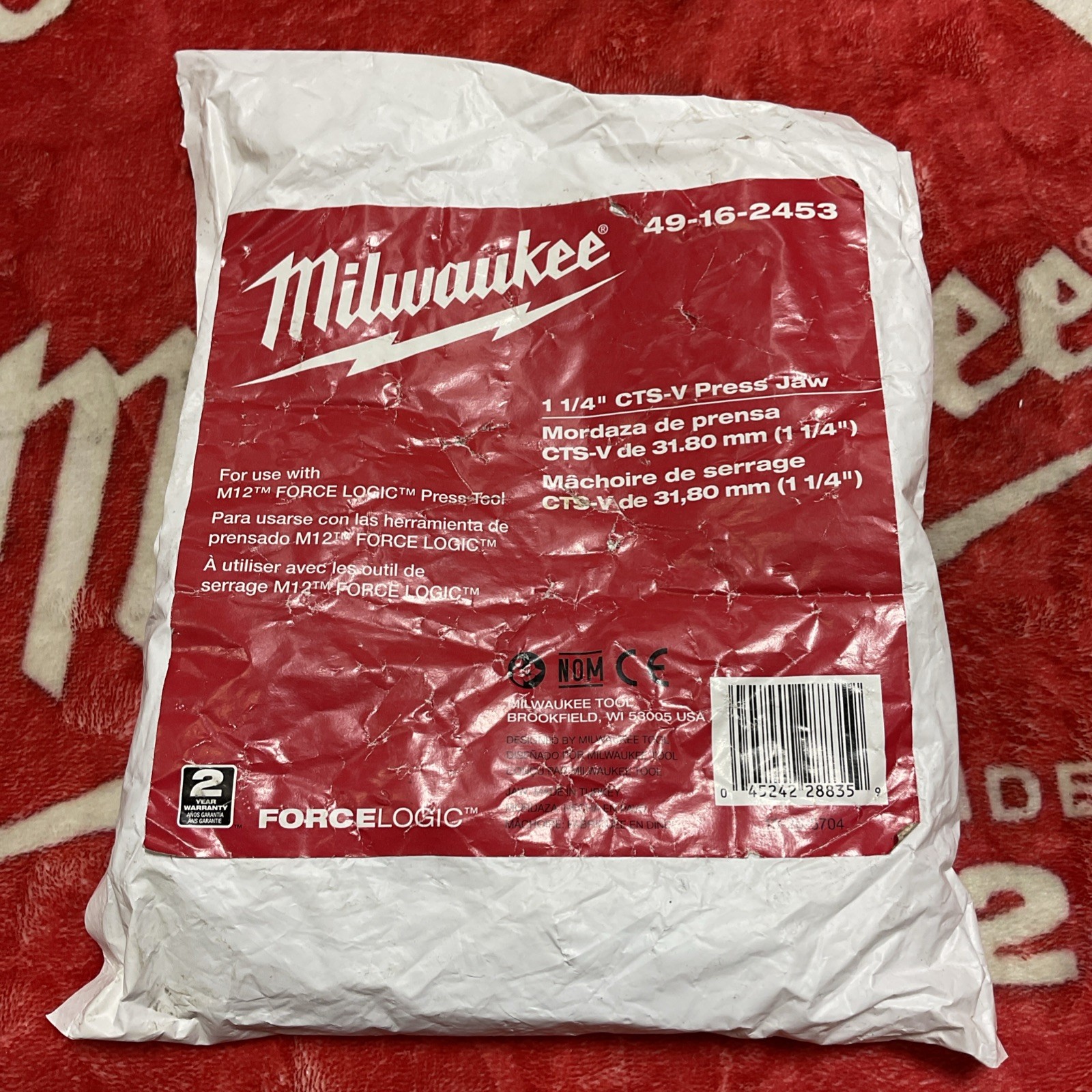 Milwaukee 49-16-2453 M12 Force Logic 1-1/4 in. Jaw