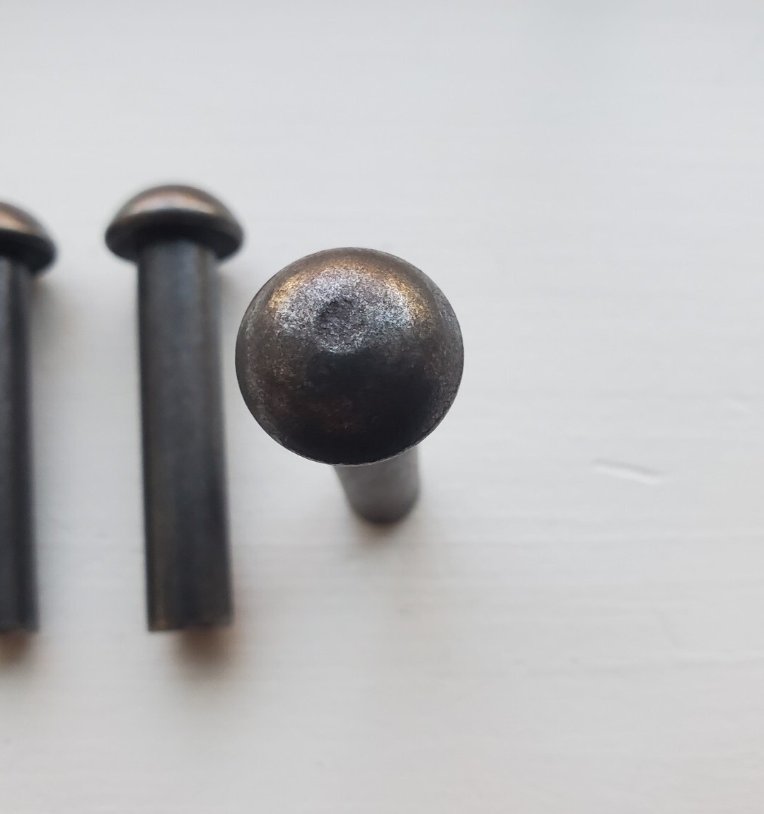 Fisher Wood Stove Door Hinge Pins, 3/8" x 1 3/4", solid steel set of 4