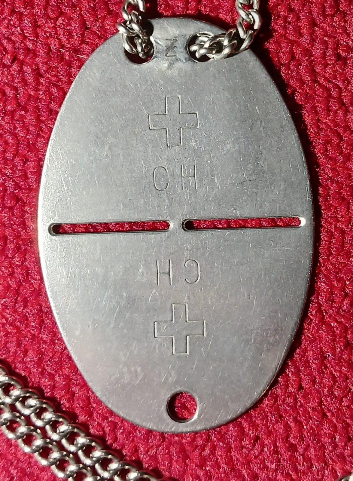 Swiss Army Dog Tag 1950's era