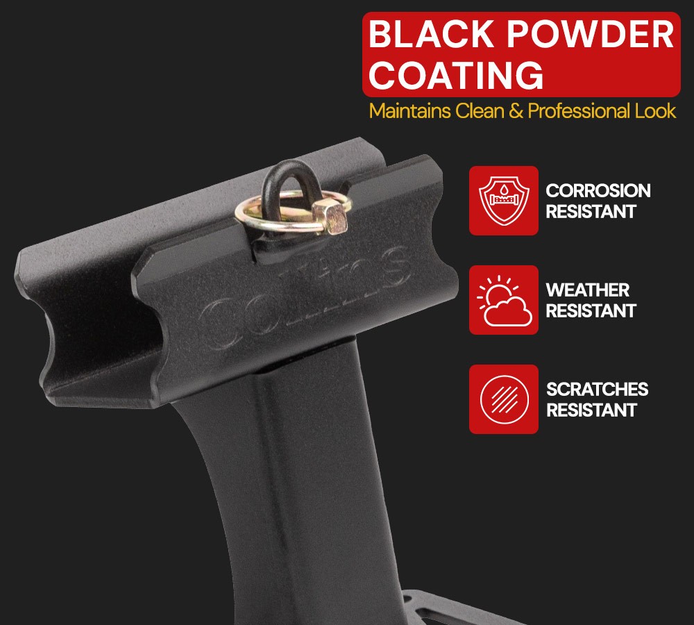 Short Standing 6" Dolly Mount for 5.70 Collins SLZ Tow Dolly - 1 Pair